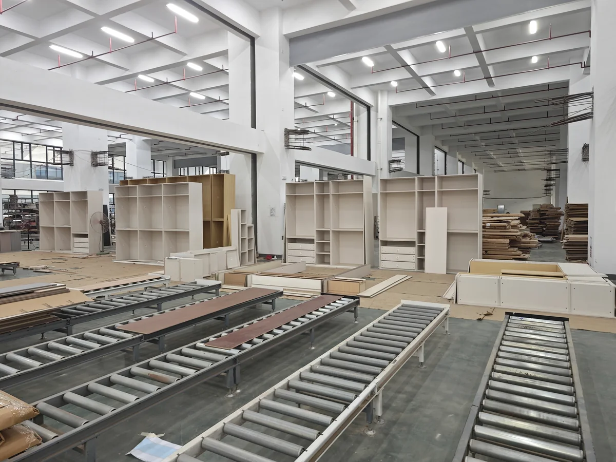 Cabinets checked before export packing
